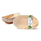 onlyleaf Palmware - Palmblatt Schale für Fingerfood I Einweggeschirr...