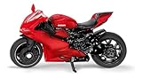 siku 1385, Ducati Panigale 1299 Motorrad, Metall/Kunststoff, Rot,...