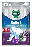 WICK Salbei Hustenbonbons mit kühlendem Menthol, ohne Zucker - 1er Pack (1...