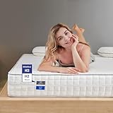 Coolux Sleep Kaltschaummatratze 90x200, 2 in 1 Wendbare Matratze H2 & H3,...