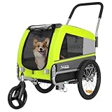 Tiggo VS Pets Medium Hundeanhänger & Buggy 2in1 Fahrradanhänger...