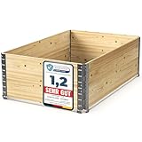 Schroth Home Hochbeet 120x80x40cm groß - rechteckig - Palettenrahmen aus...