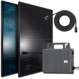 SUNNIVA® 920W Balkonkraftwerk BIFAZIAL FULLBLACK komplett Steckdose TSUN...