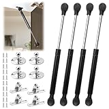 Gasdruckdämpfer 200N, 4 Stücke Hydraulic Gasdruckfeder, Klappenbeschlag...