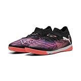 PUMA Unisex Future 8 Match IT Fussballschuh, Black White-Glowing RED, 43 EU