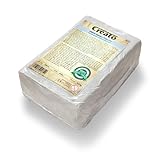 Creato Z9414 - Töpferton unschamottiert, 5 kg in weiss, geschmeidig und...
