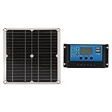 Intelligent Control RV-Solarpanel, 12-W-Mono-Solarbatterieladegerät,...