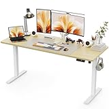 WALKINGDESK Höhenverstellbarer Schreibtisch, Elektrisch 160 x 60 cm...