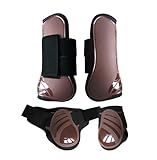 Merauno® Gamaschen Pferde 4er Set Gamaschen Paar für vorne hinter...