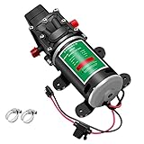 LONGRUN 12V DC Selbstansaugend Wasserpumpe, 6L/Min 100PSI, 6.9Bar...