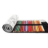 You&Lemon Stifterolle 72 Stifte Leinwand Pencil Wrap Roll up Stifterolle...