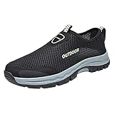 Mesh-Slip-On-Schuhe für Herren, rutschfest, Luftkissen, Sport-Turnschuhe,...