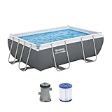 Bestway Pool-Set, rechteckig, 9 ft 3 Zoll x 6 ft 5 Zoll x 33 Zoll oder 2,82...