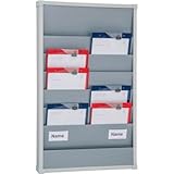 FOXCUP Planungstafel-Organizer A4 schmal 6 Fächer Grau Matt Polypropylen...