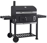 tepro Holzkohlegrill (Grillwagen) Toronto XXL mit leichtgängigem Deckel...