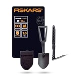 Fiskars Klappspaten für Camper und Bergsteiger, Auch als Schaufel und...