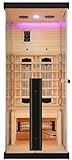 SANOTECHNIK Infrarotkabine GRENA DELUXE (für 1 Person, 80×110×190 cm)...