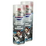 Presto 2X MARDERSCHUTZ-Spray MARDER Schutz Spray Kabel LEITUNGEN 400 ml...