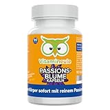 Passionsblume Kapseln - hochdosiert - 400 mg Extrakt (10:1) - Qualität aus...