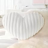 Tone Link. Herzkissen, 50,8 cm, herzförmig, Kunstfell, Liebe, niedliches...