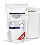 Oxalsäure 99,6%, 1 kg + Dose