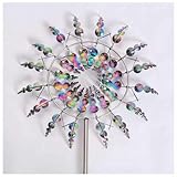 Windräder Garten, 30cm,Handmade,Metal Windspiel Standfest Windräder...