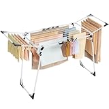 SONGMICS Wäscheständer, Standtrockner 52,5 x 173 x 96,5 cm,...
