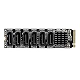 Interne 6 Port III 6 GB/S M-Key PCIE Controller-Karte für Desktop-PC,...