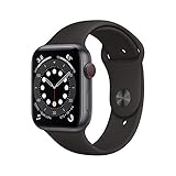 Apple Watch Series 6 GPS + Cellular, 44 mm raumgraues Aluminiumgehäuse mit...