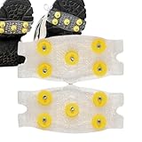 4 Stück Anti Rutsch Schuhspikes, Spikes für Schuhe Winter, Schuhkrallen,...