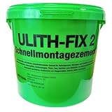 Stabilo Ulith FIX-2 Schnellmontagezement 5 Kg, Grün, Eimer, 5 kg,...