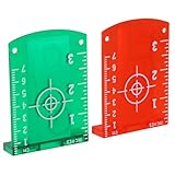 Laser Zieltafel, 2 Stück Magnetische Laser Zielscheibe mit Reflektoren –...