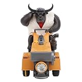 OVAQUIXI Interaktives Elektrisches Traktor-Spielzeugauto mit Drehfunktion,...