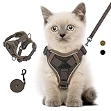 VavoPaw Katzengeschirr mit Leine Ausbruchsicher, Verstellbar Katze...