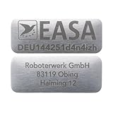 Roboterwerk - 2 Drohnen-Plaketten und Kennzeichen 20x8 mm für DJI NEO und...