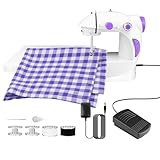 Nähmaschine Klein & Tragbar - Handheld Nähmaschine Mini Nähmaschine...