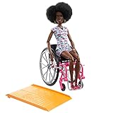 Barbie Fashionistas, Schwarze schwarzen Haaren, Rollstuhl mit farbigem...