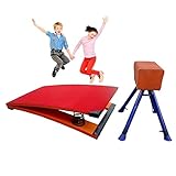 JKJZSALJ Trampolin für Gymnastik, Trampolin für Anfänger, 2 Federn,...
