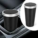 Auto Mülleimer mit Deckel Tragbare Mini Mülleimer Universal Abfalleimer...