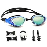 WAVE Kurzsichtige Schwimmbrille, No Leakage, Anti-Fog, UV-Protection...