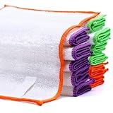 Piuluvor® 12 Stück Bambus Tücher, Doppellagige Bambus Putztücher 23 ×...