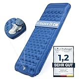 HIKENTURE Camping Isomatte, 13CM Ultradicke Isomatte Camping mit Kissen,...