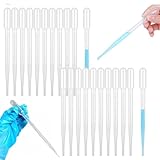 20 Stück Pipette,3ml Kunststoff-Transferpipetten,Einweg Pipetten Mit...