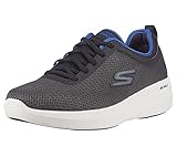 Skechers Men's Go Walk Max-54601 Sneaker, Black/Blue, 9 Wide