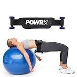 PowrX Verstellbarer Hip Thrust Gewichthebergürtel für Kurzhanteln -...