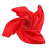 Lusofie Vintage Schal Chiffon Schal Quadratischer Halstuch Taschentuch...