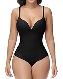 SHAPESHE Shapewear rückenfreier Body für Damen, Bauchkontrolle, nahtloser...
