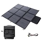Faltbares Solarpanel 200W Solar-Ladegerät IP67 Wasserdicht und Staubdicht...