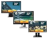 HP 22 Zoll Business Computer Monitor, Desktop Gaming Monitor, HD+ (VGA -...