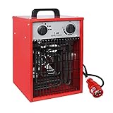 UISEBRT 5KW Elektroheizer Heizlüfter Profi-Industrie Heizgebläse...